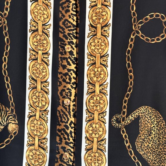 Spenser Jeremy Petites Animal Print Blouse - Picture 8 of 14